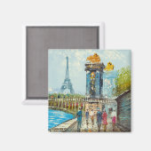 Schilderen van de hoogovencentrale van Parijs Magneet (Voorkant / Achterkant)