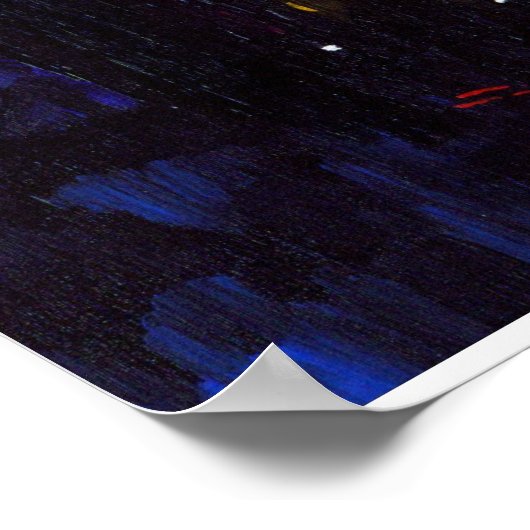 Schilderen van de Houston Skyline Poster (Hoek)