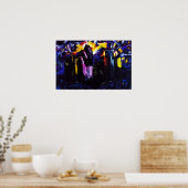 Schilderen van de Houston Skyline Poster (Keuken)