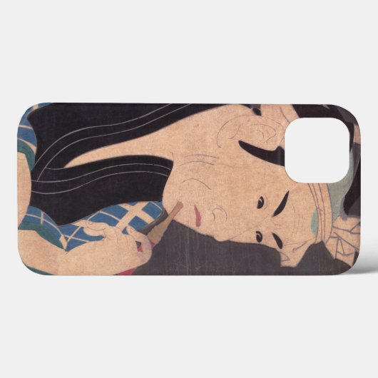 Schilderen van de Japanse actor Kabuki Case-Mate iPhone Case (Achterkant (horizontaal))