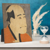 Schilderen van de Japanse actor Kabuki Fotoplaat (Zijkant)