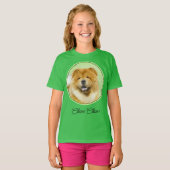Schilderen van de kabelgoot - Kute Original Dog Ar T-shirt (Voorkant volledig)