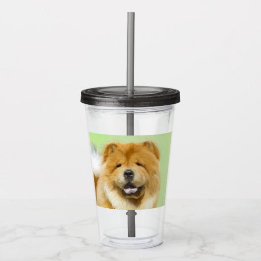 Schilderen van de KNOOPPROGRAMMA'S - Kute Original Acryl Drinkbeker (Voorkant)