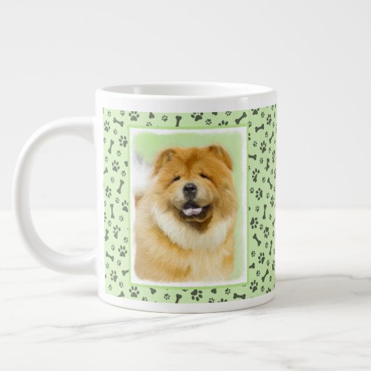 Schilderen van de KNOOPPROGRAMMA'S - Kute Original Grote Koffiekop (Links)