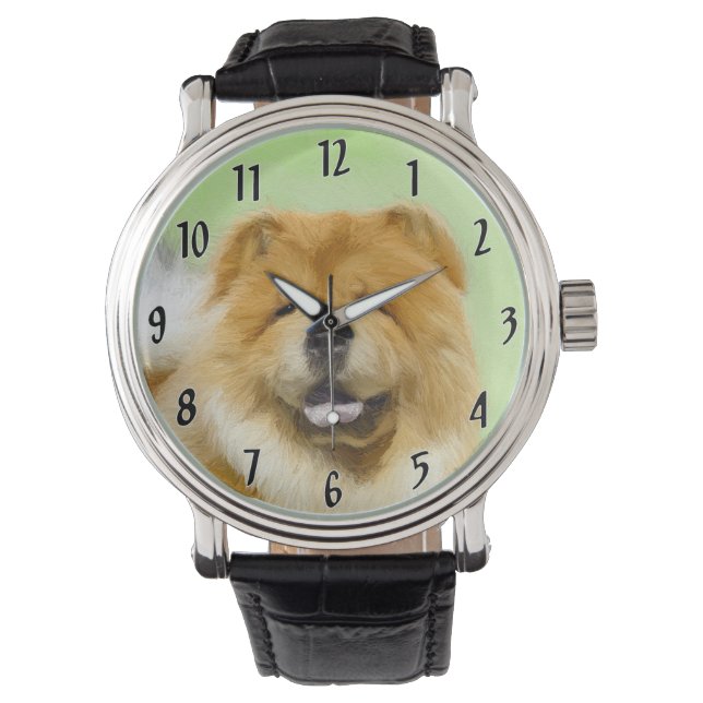 Schilderen van de KNOOPPROGRAMMA'S - Kute Original Horloge (Voorkant)