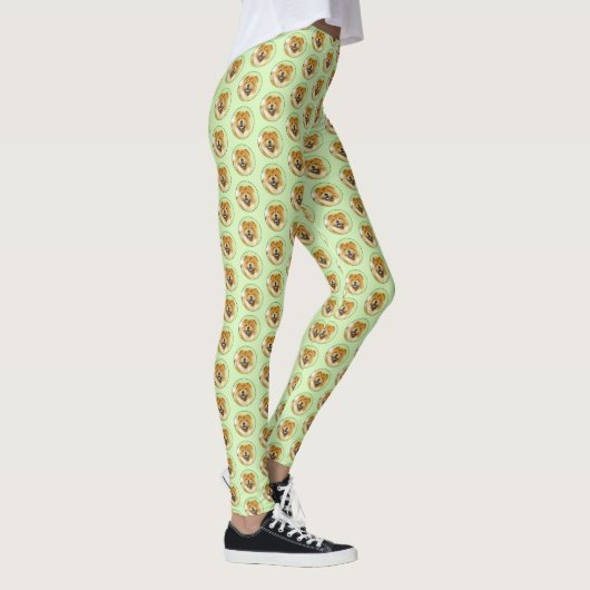Schilderen van de KNOOPPROGRAMMA'S - Kute Original Leggings (Rechts)