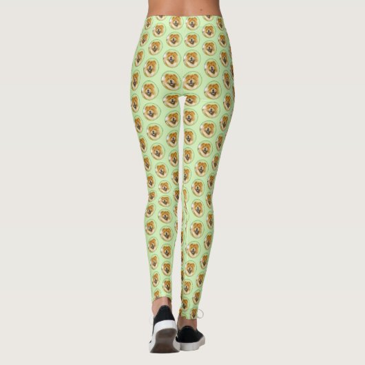 Schilderen van de KNOOPPROGRAMMA'S - Kute Original Leggings (Achterkant)