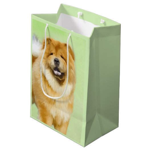 Schilderen van de KNOOPPROGRAMMA'S - Kute Original Medium Cadeauzakje (Achterkant Gekanteld)