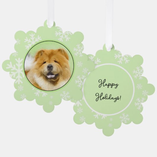 Schilderen van de KNOOPPROGRAMMA'S - Kute Original Ornament Kaart (Voorkant / Achterkant)