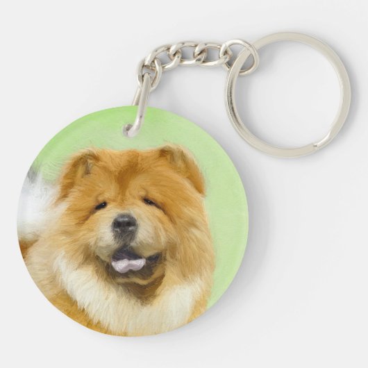 Schilderen van de KNOOPPROGRAMMA'S - Kute Original Sleutelhanger (Achterkant)