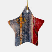 Schilderen van de luiwand keramisch ornament (Rechts)