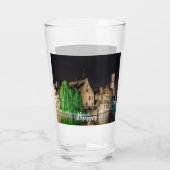 Schilderen van de oude stad Brugge en de toren van Glas (Achterkant)
