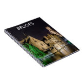 Schilderen van de oude stad Brugge en de toren van Notitieboek (Rechterzijde)