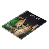 Schilderen van de oude stad Brugge en de toren van Notitieboek (Linkerzijde)