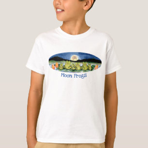 Schilderen van de Scène van het Meer van de Nacht T-shirt