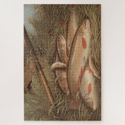  schilderen van de schoorsteenforel (1868) legpuzzel (Verticaal)