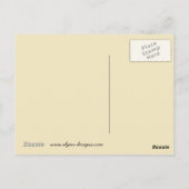 Schilderen van de speelgoed fox-terger - Kute Orig Briefkaart (Achterkant)