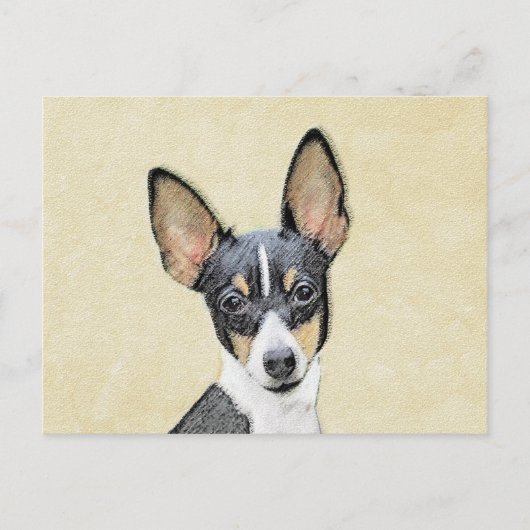 Schilderen van de speelgoed fox-terger - Kute Orig Briefkaart (Voorkant)