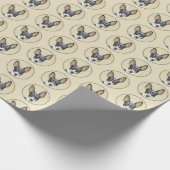 Schilderen van de speelgoed fox-terger - Kute Orig Cadeaupapier (Hoek)