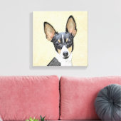 Schilderen van de speelgoed fox-terger - Kute Orig Canvas Afdruk (Insitu (Woonkamer))