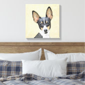 Schilderen van de speelgoed fox-terger - Kute Orig Canvas Afdruk (Insitu (Slaapkamer))