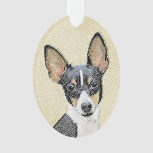 Schilderen van de speelgoed fox-terger - Kute Orig Ornament (voorkant)