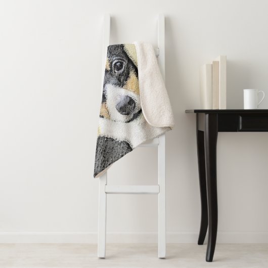 Schilderen van de speelgoed fox-terger - Kute Orig Sherpa Deken (In situ)