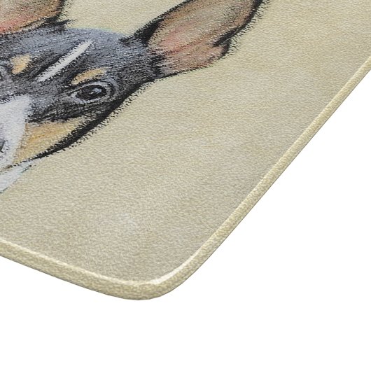 Schilderen van de speelgoed fox-terger - Kute Orig Snijplank (Hoek)