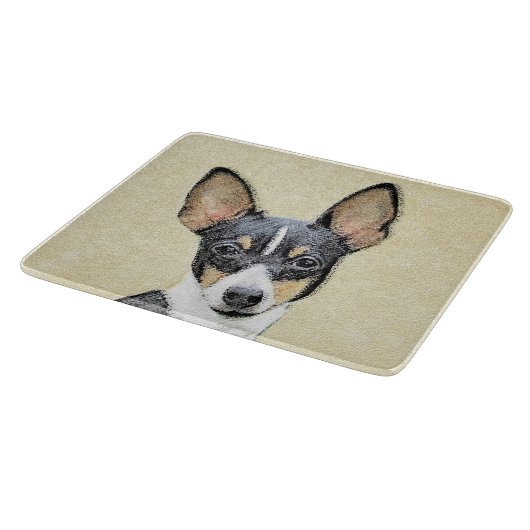 Schilderen van de speelgoed fox-terger - Kute Orig Snijplank (Hoek)