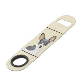 Schilderen van de speelgoed fox-terger - Kute Orig Speed Flessenopener (Achterkant Gekanteld)