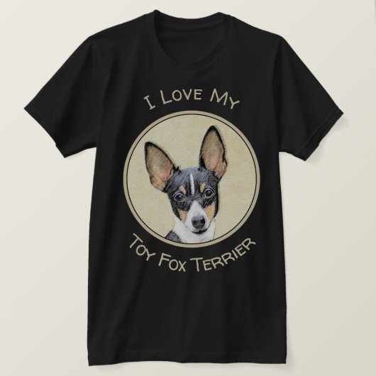 Schilderen van de speelgoed fox-terger - Kute Orig T-shirt (Design voorkant)