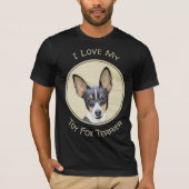 Schilderen van de speelgoed fox-terger - Kute Orig T-shirt (Voorkant)
