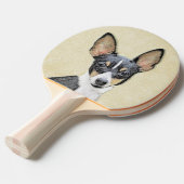 Schilderen van de speelgoed fox-terger - Kute Orig Tafeltennisbatje (Voorkant Gekanteld)