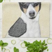 Schilderen van de speelgoed fox-terger - Kute Orig Theedoek (Gevouwen)