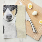 Schilderen van de speelgoed fox-terger - Kute Orig Theedoek (Quarter Fold)