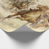 "Schilderen van de stad rood" Westerne kunst van F Cadeaupapier (Hoek)