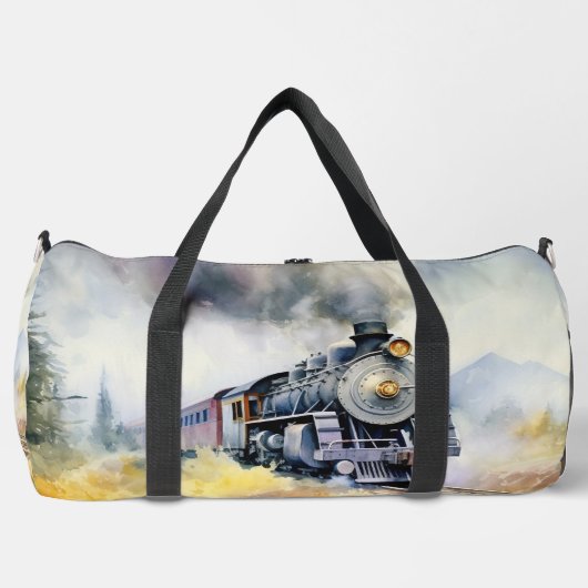 Schilderen van de stoomtrein plunjezak (Voorkant)