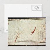 Schilderen van de tomb van de duiker in het zuiden briefkaart (Voorkant / Achterkant)