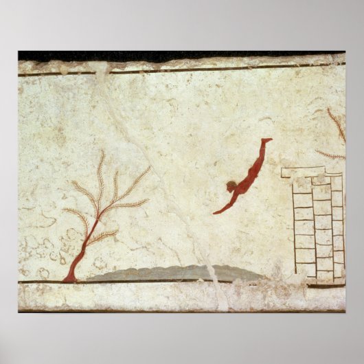 Schilderen van de tomb van de duiker in het zuiden poster (Voorkant)