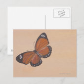 Schilderen van de vlinder briefkaart (Voorkant / Achterkant)