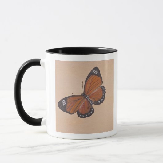 Schilderen van de vlinder mok (Links)