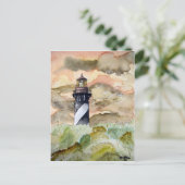 Schilderen van de vuurtoren van St Augustine Flori Briefkaart (Staand voorkant)
