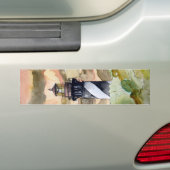 Schilderen van de vuurtoren van St Augustine Flori Bumpersticker (Op auto)
