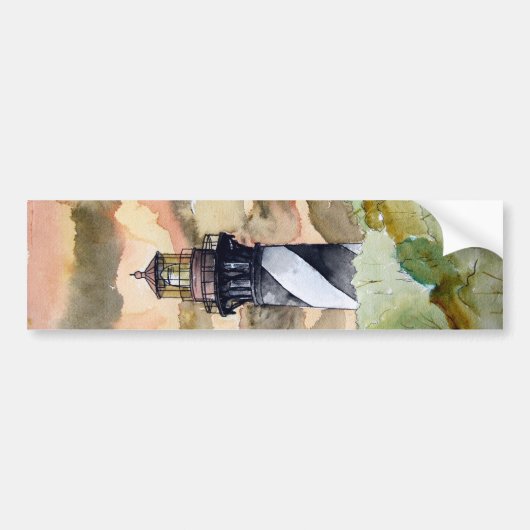 Schilderen van de vuurtoren van St Augustine Flori Bumpersticker (Voorkant)