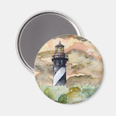 Schilderen van de vuurtoren van St Augustine Flori Magneet (Voorkant / Achterkant)