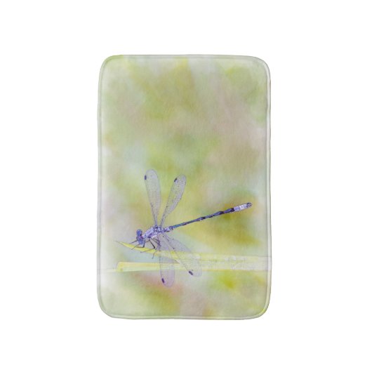 Schilderen van de Waterverf van de Dragonfly Badmat (Voorkant Verticaal)