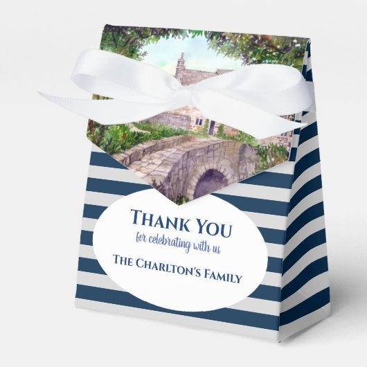 Schilderen van de Waterverf van de Housewarming St Bedankdoosjes (Voorkant Zijde)