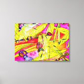 Schilderen van de waterverf van Dragonfly Canvas Afdruk (Voorkant)