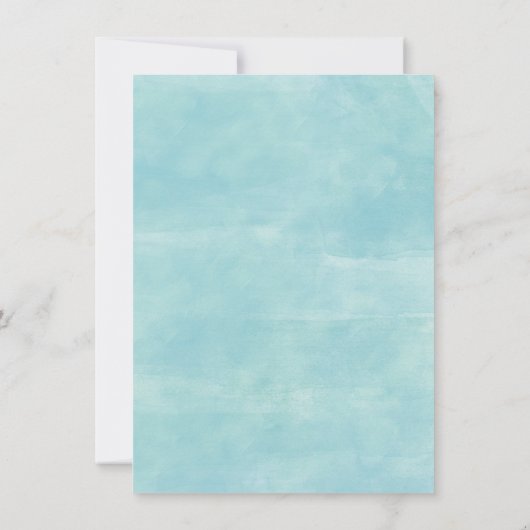 Schilderen van de Waterverf van watervallen en ber Bedankkaart (Achterkant)