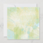 Schilderen van de Waterverf van watervallen en ber Bedankkaart (Achterkant)